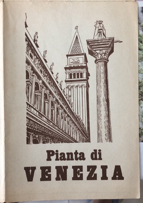 Pianta di Venezia vintage anni ’60 autore sconosciuto di AA.VV.