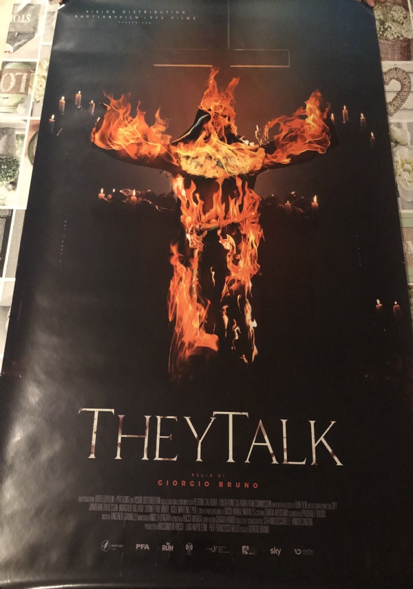 Poster locandina They talk 100x70 cm ORIGINALE da cinema 2021 di Giorgio Bruno