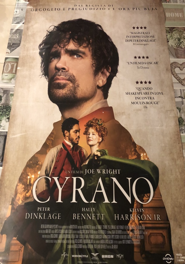 Poster locandina Cyrano 100x70 cm ORIGINALE da cinema 2021 di Joe Wright