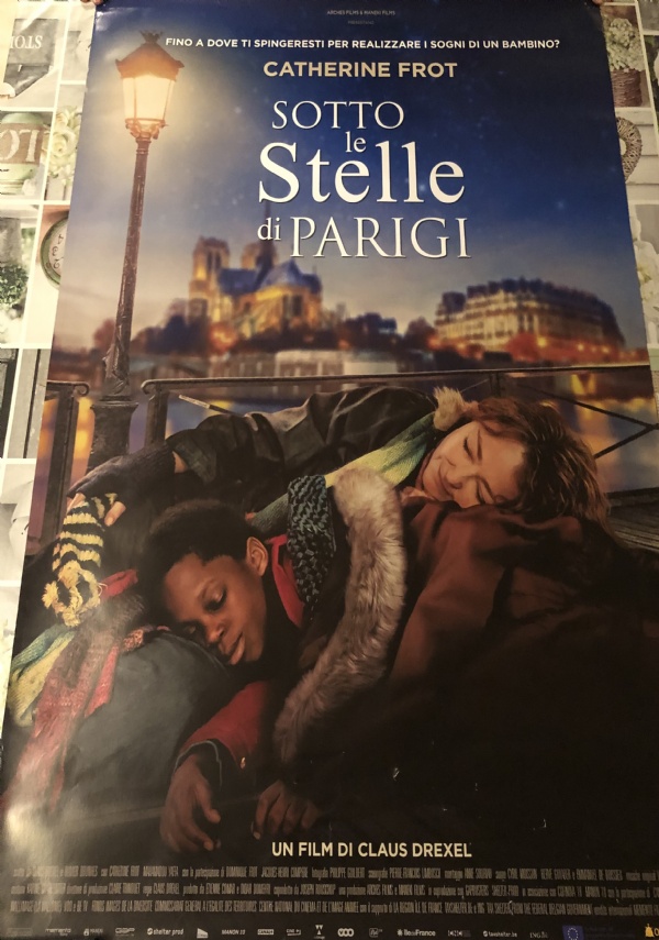 Poster locandina Sotto le stelle di Parigi 100x70 cm ORIGINALE da cinema 2020 di Claus Drexel