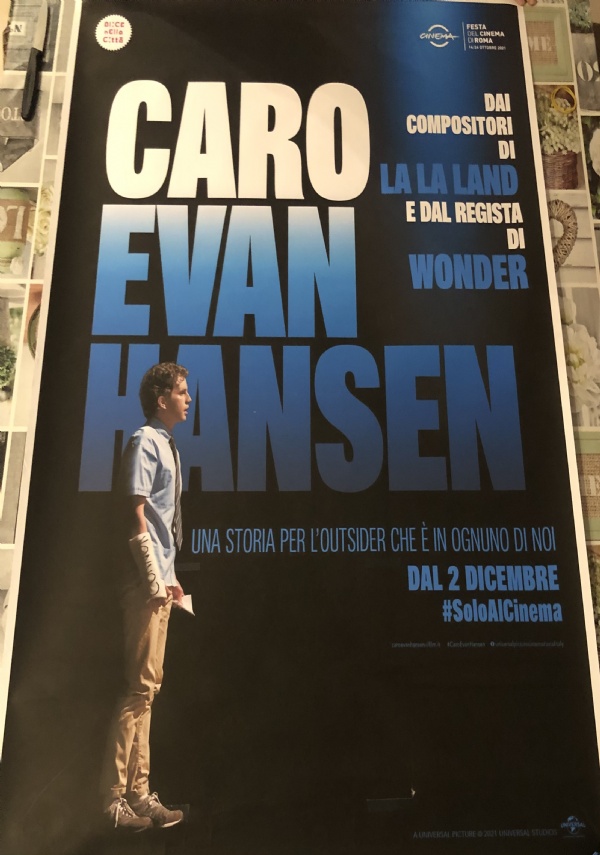 Poster locandina Caro Evan Hansen 100x70 cm ORIGINALE da cinema 2021 di Stephen Chbosky