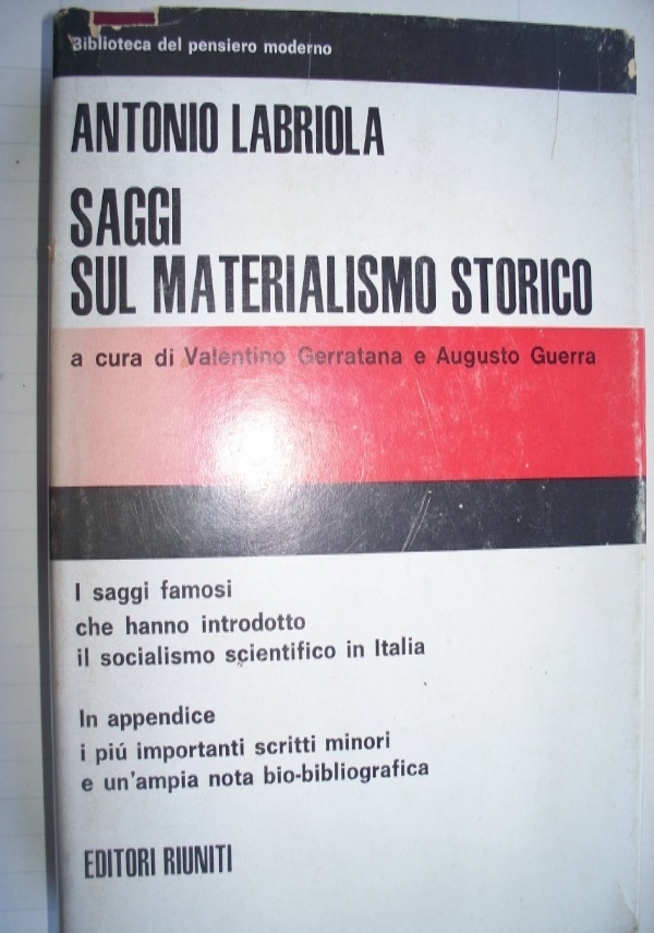 Saggi sul materialismo storico di 