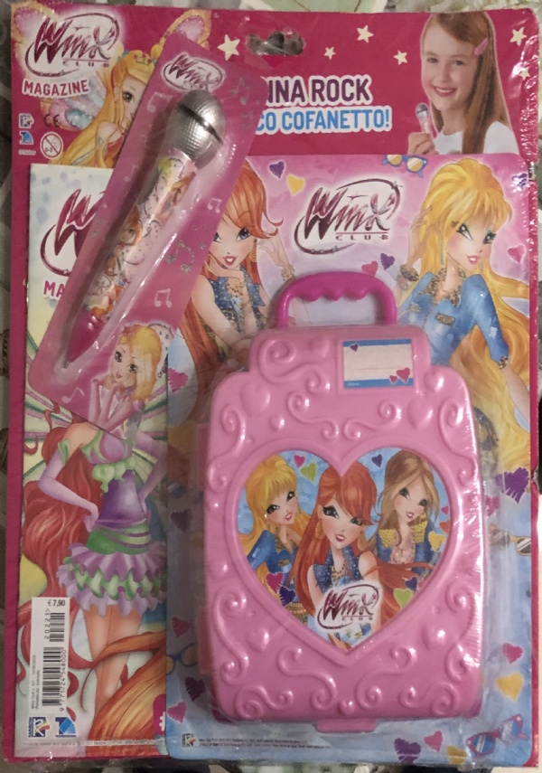 Winx Club Magazine n. 221+Penna Rock+Magico cofanetto di Tridimensional S.r.l.