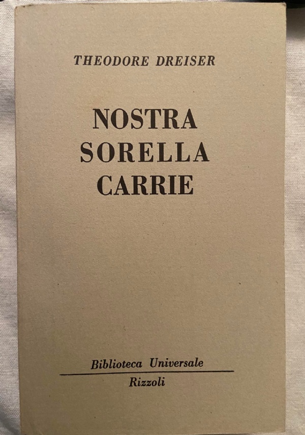 Nostra sorella Carrie di 