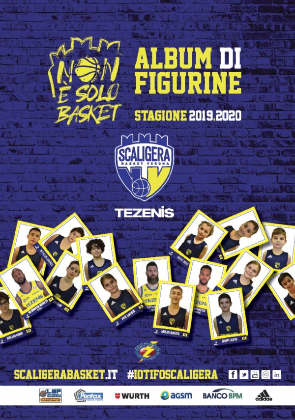 ALBUM DI FIGURINE SCALIGERA BASKET STAGIONE 2019/2020 di Scaligera