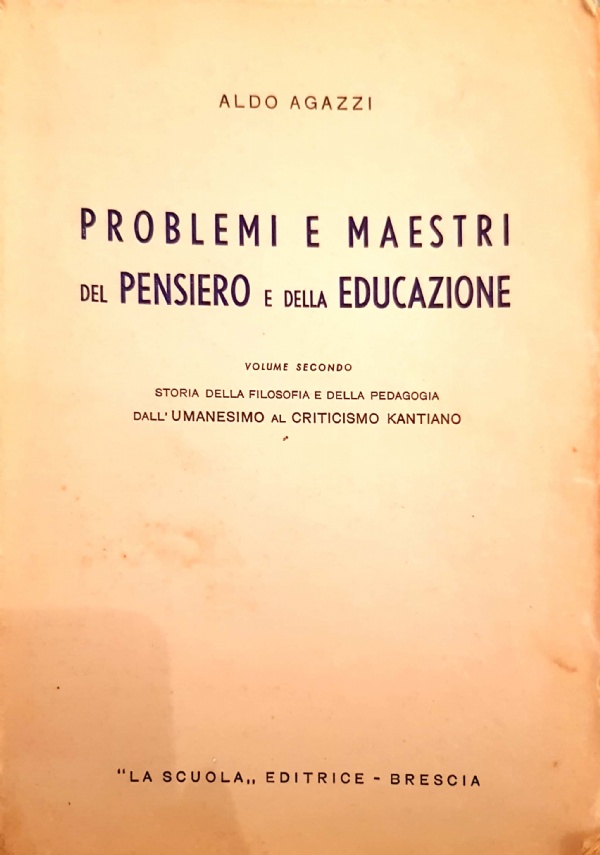 I problemi della filosofia di 