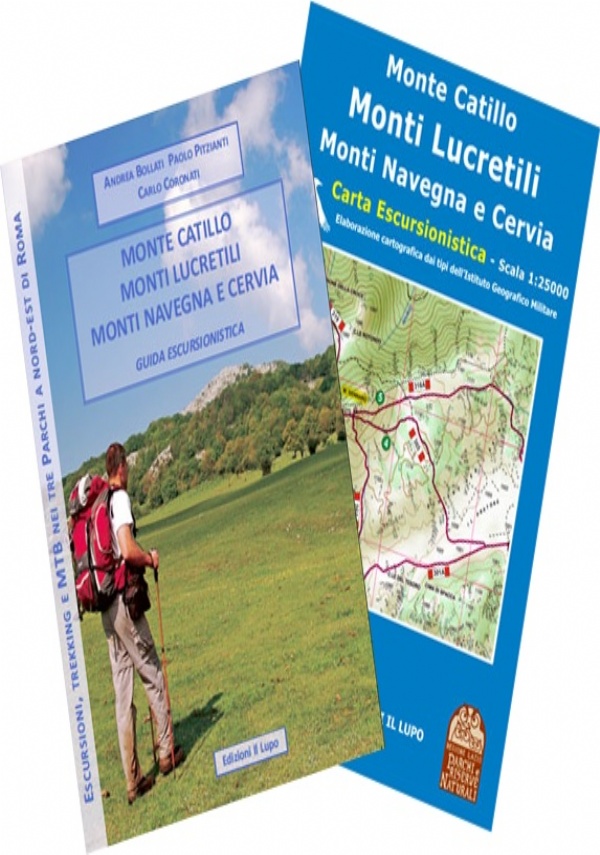 Monte Catillo, monti Lucretili, monti Navegna e Cervia. Guida escursionistica. Con cartina 1:25.000 di Andrea Bollati,          Paolo Pitzianti,          Carlo Coronati