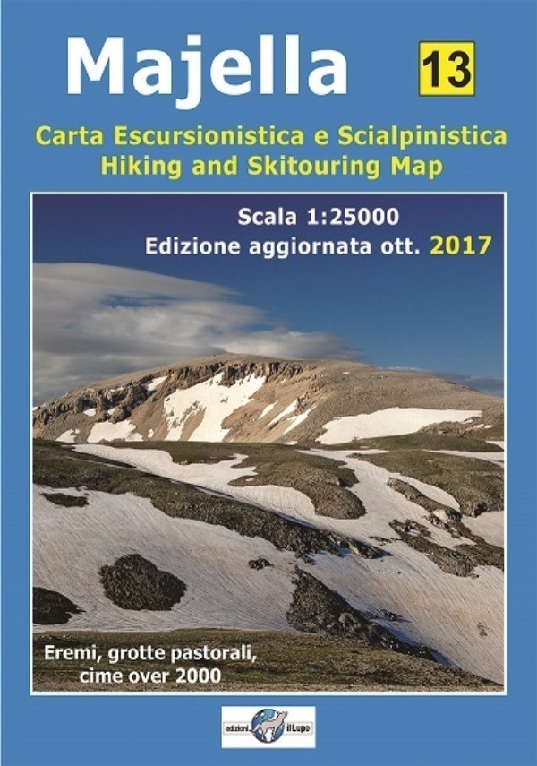 Majella. Carta escursionistica e scialpinistica 1:25.000 di AA.VV.