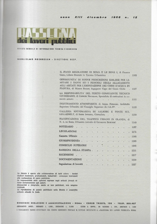 INGEGNERIA RASSEGNA DEI LAVORI PUBBLICI LUGLIO - AGOSTO 1967 di 