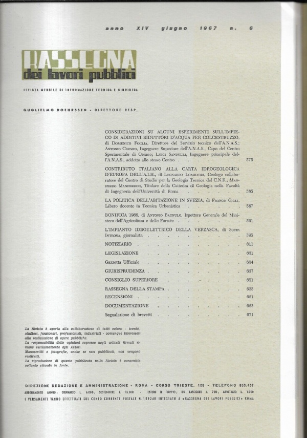 INGEGNERIA RASSEGNA DEI LAVORI PUBBLICI DICEMBRE 1966 di 