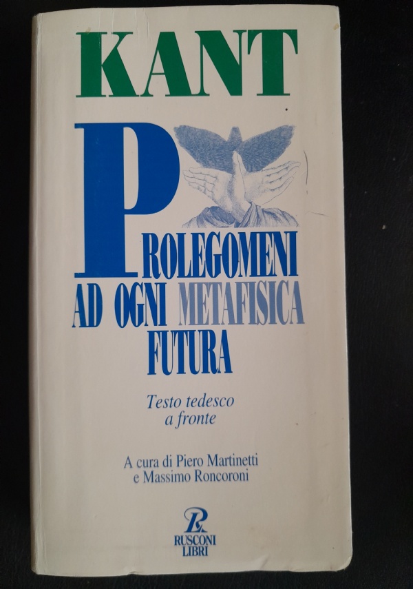 Prolegomeni   ad ogni futura metafisica di 