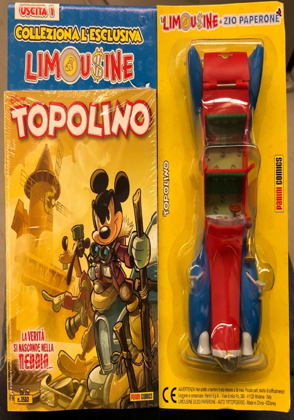 Topolino 3510+1a uscita La Limousine di Zio Paperone di Walt Disney