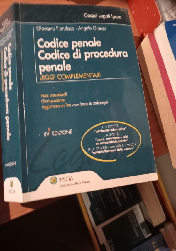 Codice di procedura penale e leggi complementari di 