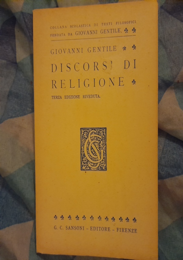 Discorsi di religione. di 