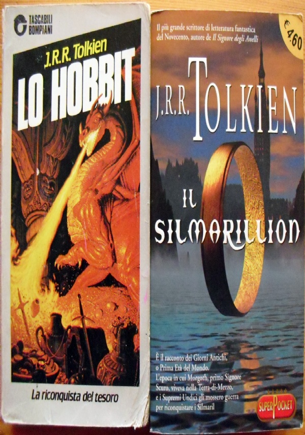 Lo Hobbit + Il Silmarillion lotto 2 libri fantasy ragazzi Tolkeniana di John  R. R. Tolkien - Libri usati su