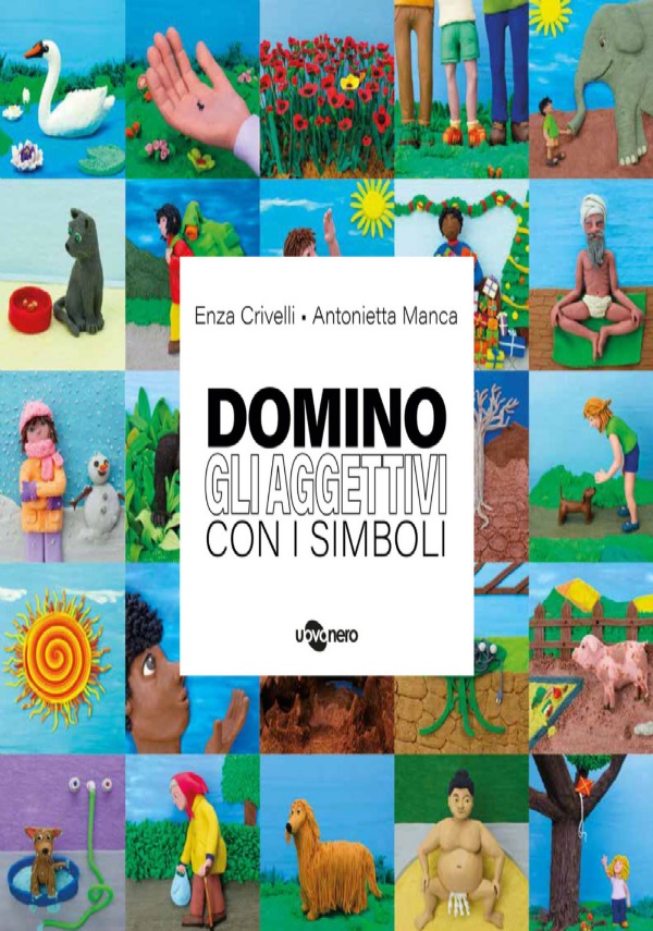 DOMINO GLI AGGETTIVI CON I SIMBOLI. CON TESSERE di Crivelli Enza, Manca Antonietta