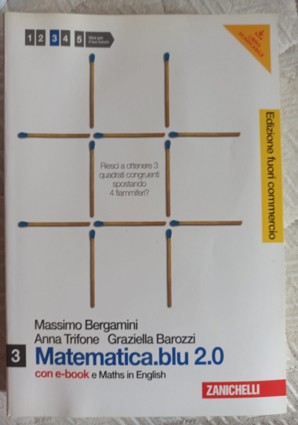 Matematica.Blu 2.0 Con Maths In English - Terzo Volume by Massimo Bergamini