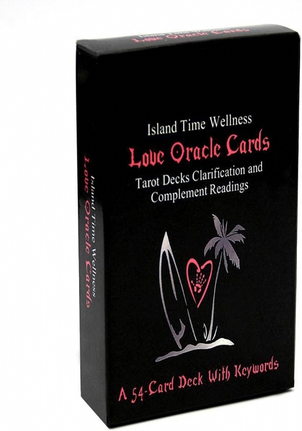 Love Oracle Cards. Tarot Decks Clarification and Complement Readings. A 54-Card Deck With Keywords di Island Time Wellness