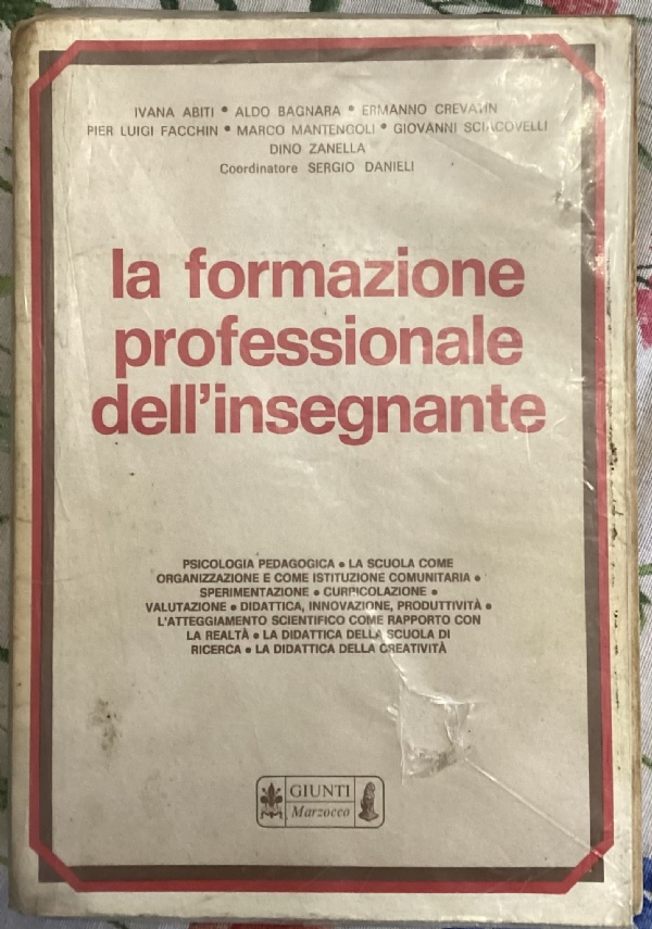 La formazione professionale dell’insegnante di AA.VV.