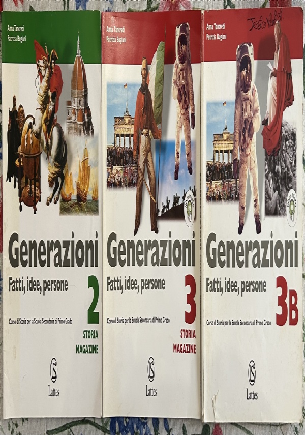 Generazioni. Fatti, idee, persone 2+3+3B di Anna Tancredi, Patrizia Bugiani