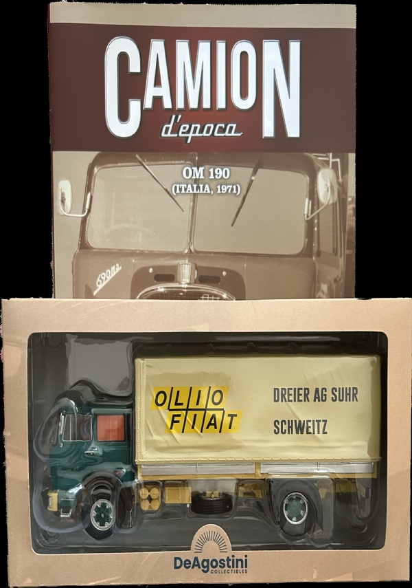 Camion d’epoca n. 19 - OM 190 H rialzata - Olio Fiat di OM