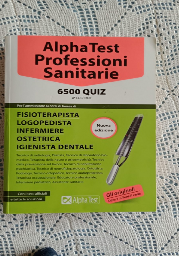 Alpha Test Professioni Sanitarie Manuale di preparazione di 