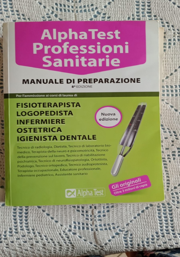 Alpha test professioni sanitarie   manuale di preparazione di 