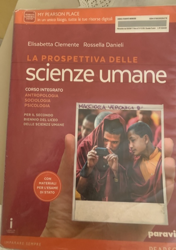 La prospettiva delle scienze umane- volume per il quinto anno, corso integrato antropologia sociologia di 