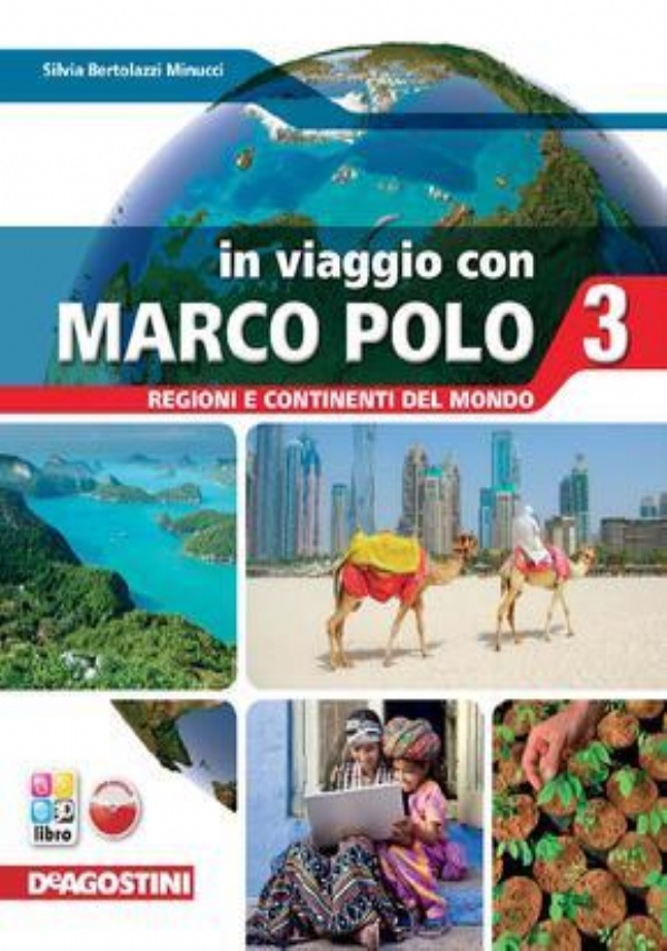 In viaggio con Marco Polo - Volume 1 L’Italia nell’Europa + Regioni d’Italia + Atlante 1 + Carte mute 4 volumi di 