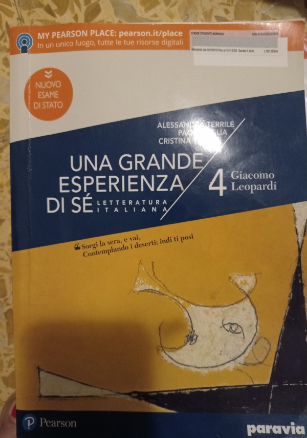 5 Una grande esperienza di se. La seconda meta’ dellOttocento + prove INVALSI di 