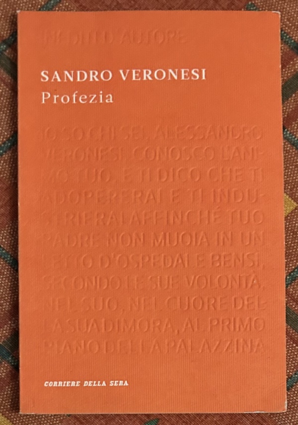 Inediti d’autore n. 3 - Profezia di Sandro Veronesi