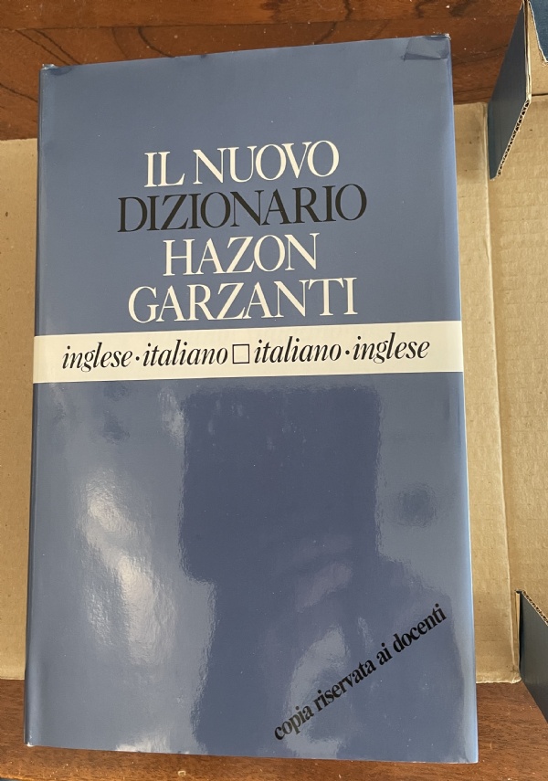 Il Nuovo dizionario Hazon Garzanti inglese-italiano, italiano-inglese di Mario  Hazon - Libri di scuola usati su