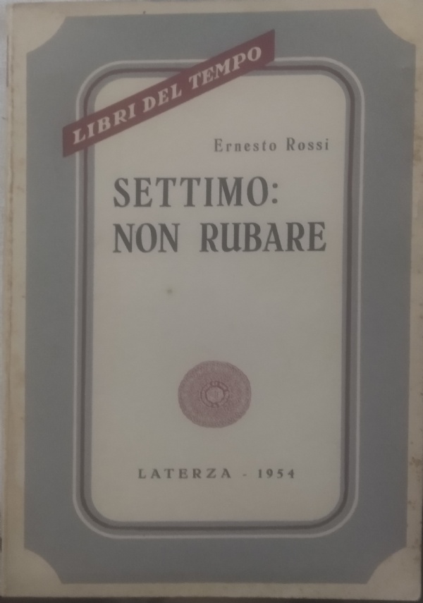 Settimo: non rubare di 