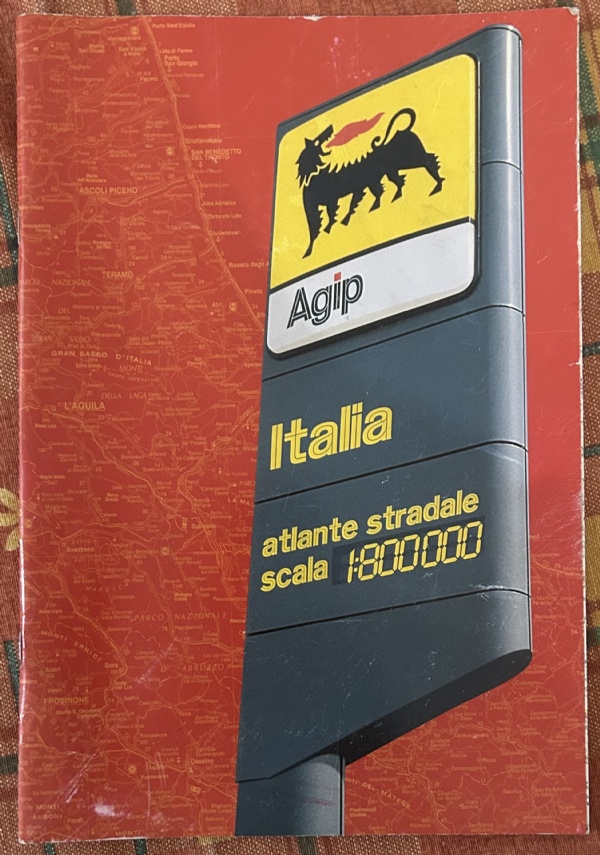 Atlante stradale Italia scala 1:800000 di AgipPetroli