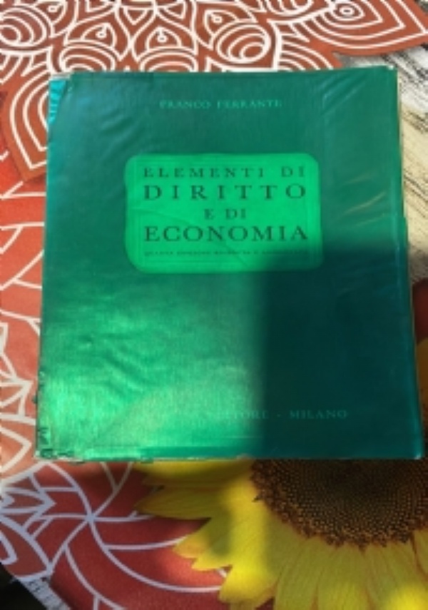 Elementi di diritto e di economia di 