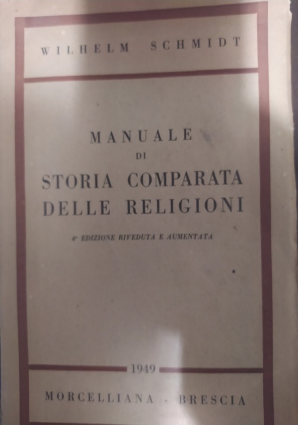 Manuale di storia delle religioni di 