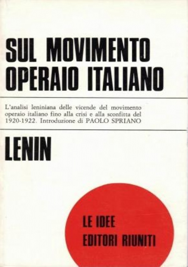 Il movimento operaio italiano di 