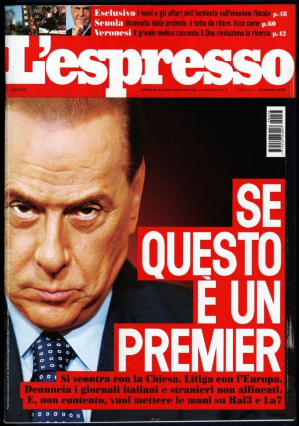 LESPRESSO n. 40/2013 (10 Ottobre)  POTERI DEBOLI in Italia - GIOIA TAURO, lomicidio di LIVIO MUSCO - Anne HIDALGO - Gli HOMELESS nelle foto di Lee JEFFRIES - MICHNICK sfida PAPA FRANCESCO - Liv ULLMANN - Wayne McGREGOR - BABY SCRITTORI - SALONE NAUTICO di 