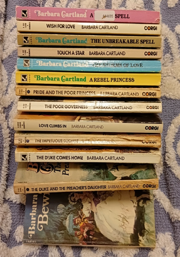 Barbara Cartland 3 x 2,00  a scelta  (vedi titoli nellinserzione) di 