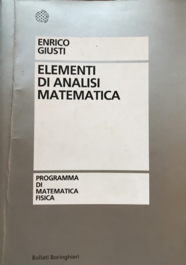 Elementi di analisi matematica - Bollati Boringhieri