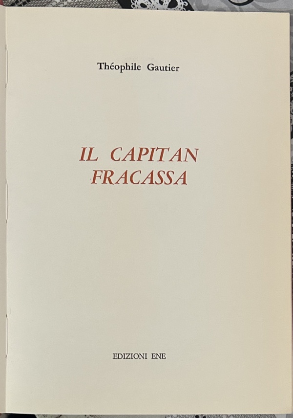 Il Capitan Fracassa di Théophile Gautier