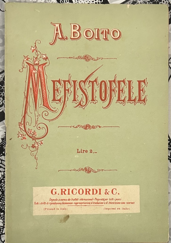 Mefistofele di Arrigo Boito