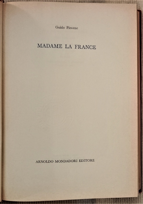 Madame la France di 