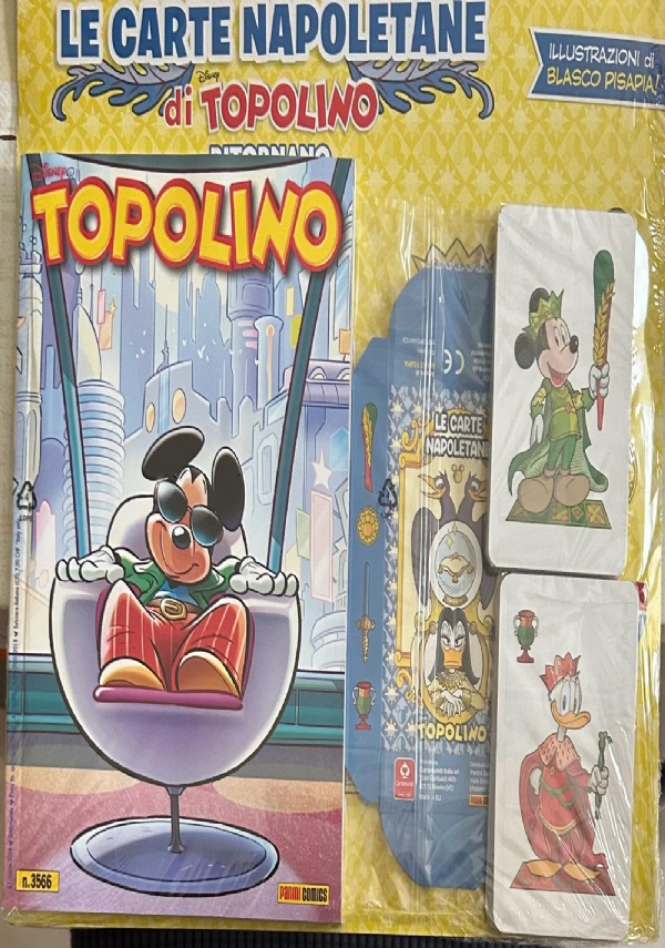 Topolino 3566 Con carte napoletane di Walt Disney