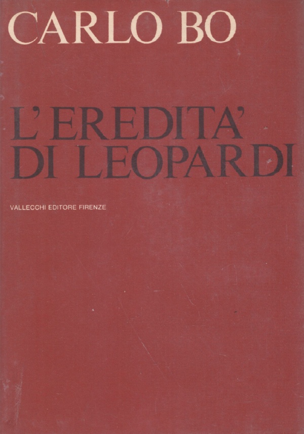 Tre saggi su Leopardi di 