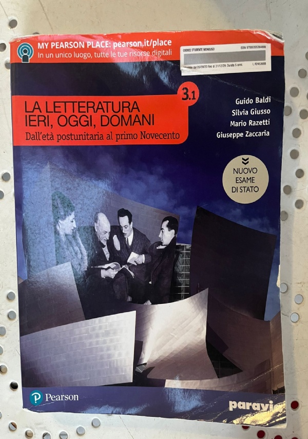 LA LETTERATURA IERI, OGGI, DOMANI Dal Barocco a Leopardi di 