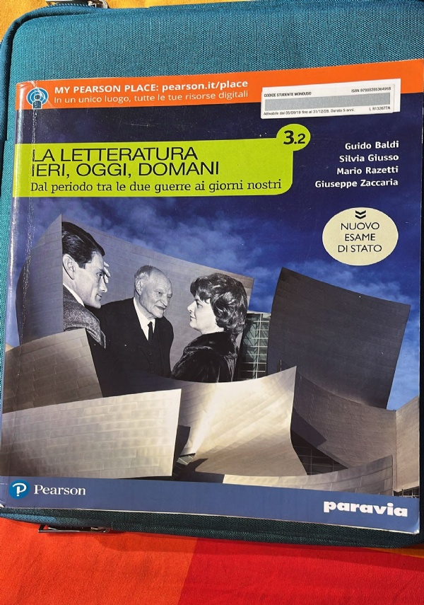 LA LETTERATURA IERI, OGGI, DOMANI Dallet postunitaria al primo Novecento di 