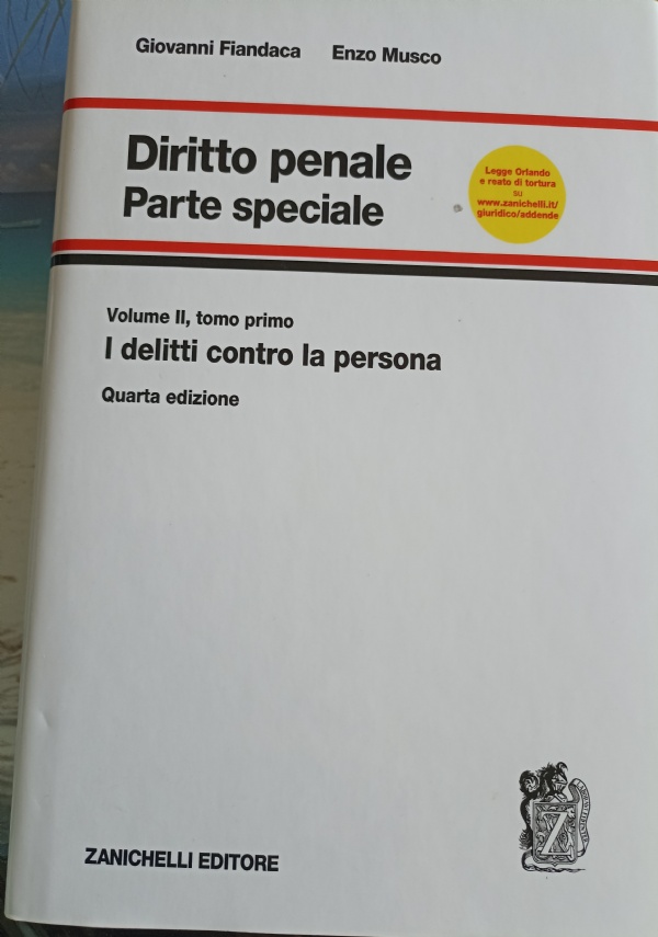 Diritto penale. Parte speciale. Vol. II, tomo secondo. I delitti contro il patrimonio. di 