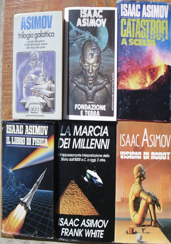 Lotto 14 libri Oscar fantascienza Isaac Asimov fondazione galassia robot impero di 