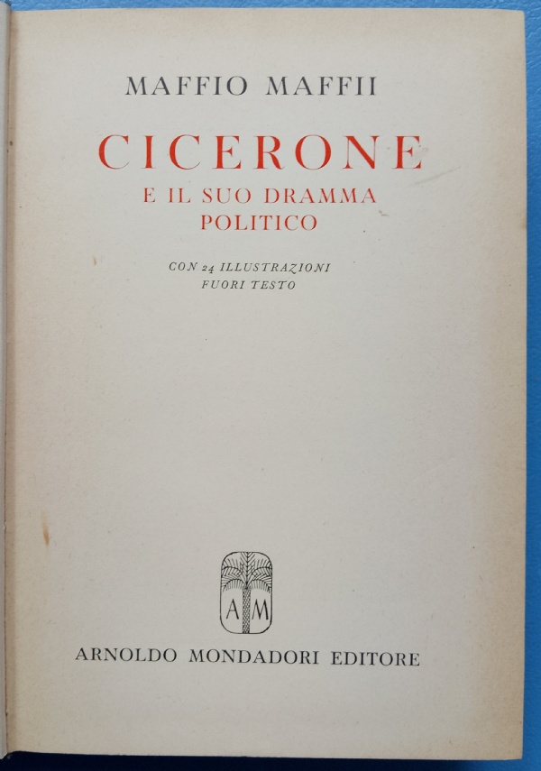 Cicerone e il suo dramma politico di 